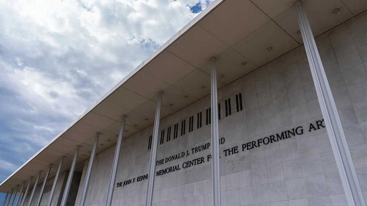 Federal judge blocks Trump from inscribing his name on Kennedy Center building