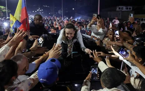 Machado Returns to Venezuela After 10 Months in Exile, Greeted by Jubilant Crowds