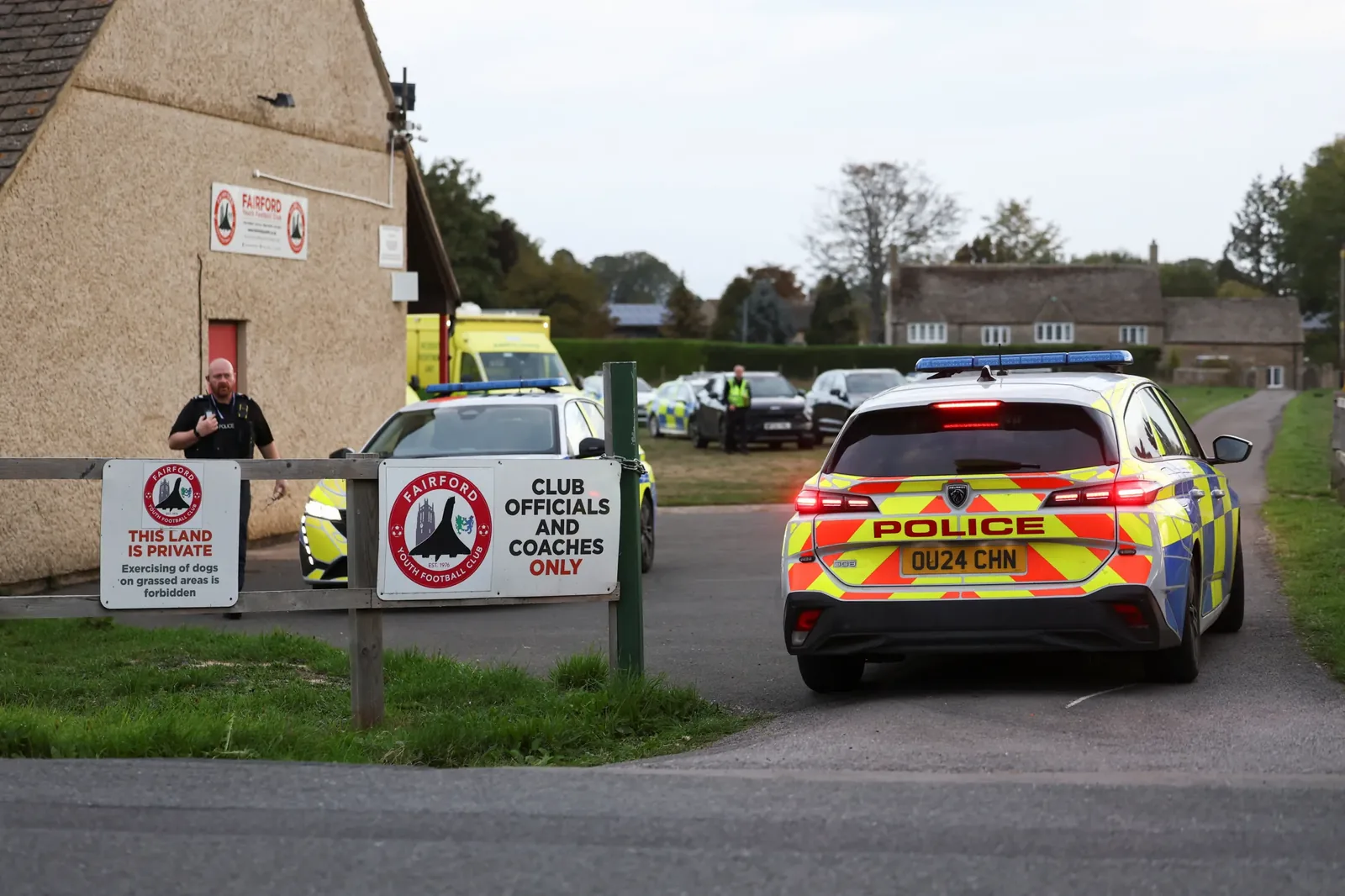 Five men arrested near UK air base used by US forces on suspicion of preparing terrorist acts