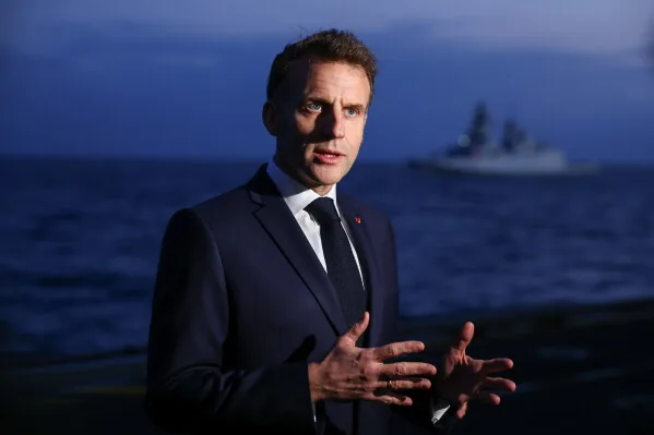 Macron deploys military assets to Saudi Arabia, warns of Russian drone threat to France
