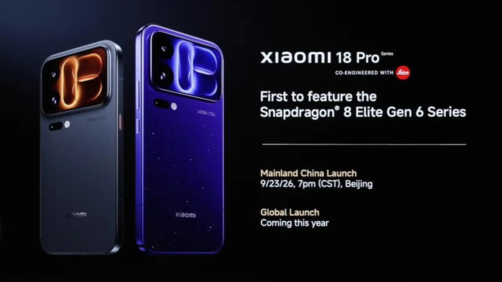 Xiaomi launches 18 Pro series with Leica dual 200MP cameras, hints at transparent edition