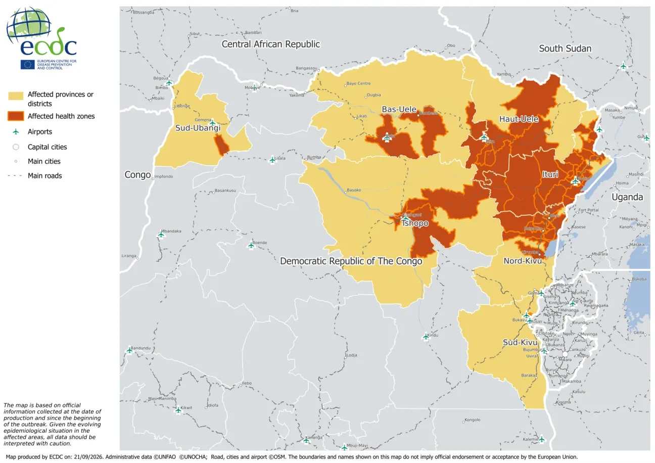 WHO: DR Congo Ebola outbreak uncontrolled as North Kivu cases surge 73%
