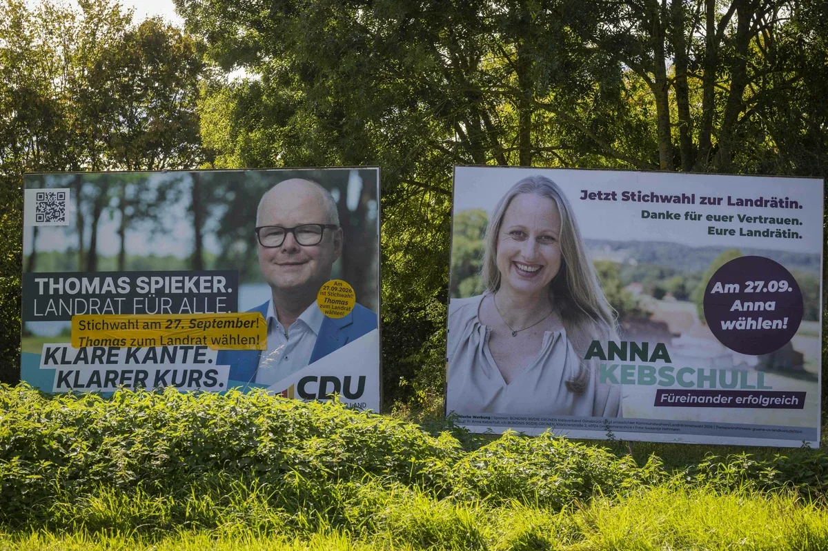 Greens sweep 11 of 13 runoff races in Lower Saxony; AfD shut out