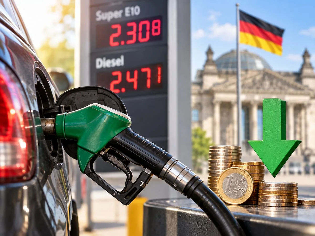 Germany agrees 17-cent fuel tax cut and price cap as diesel hits record €2.471