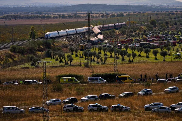 Two high-speed trains collide near Toledo, Spain, killing at least 64