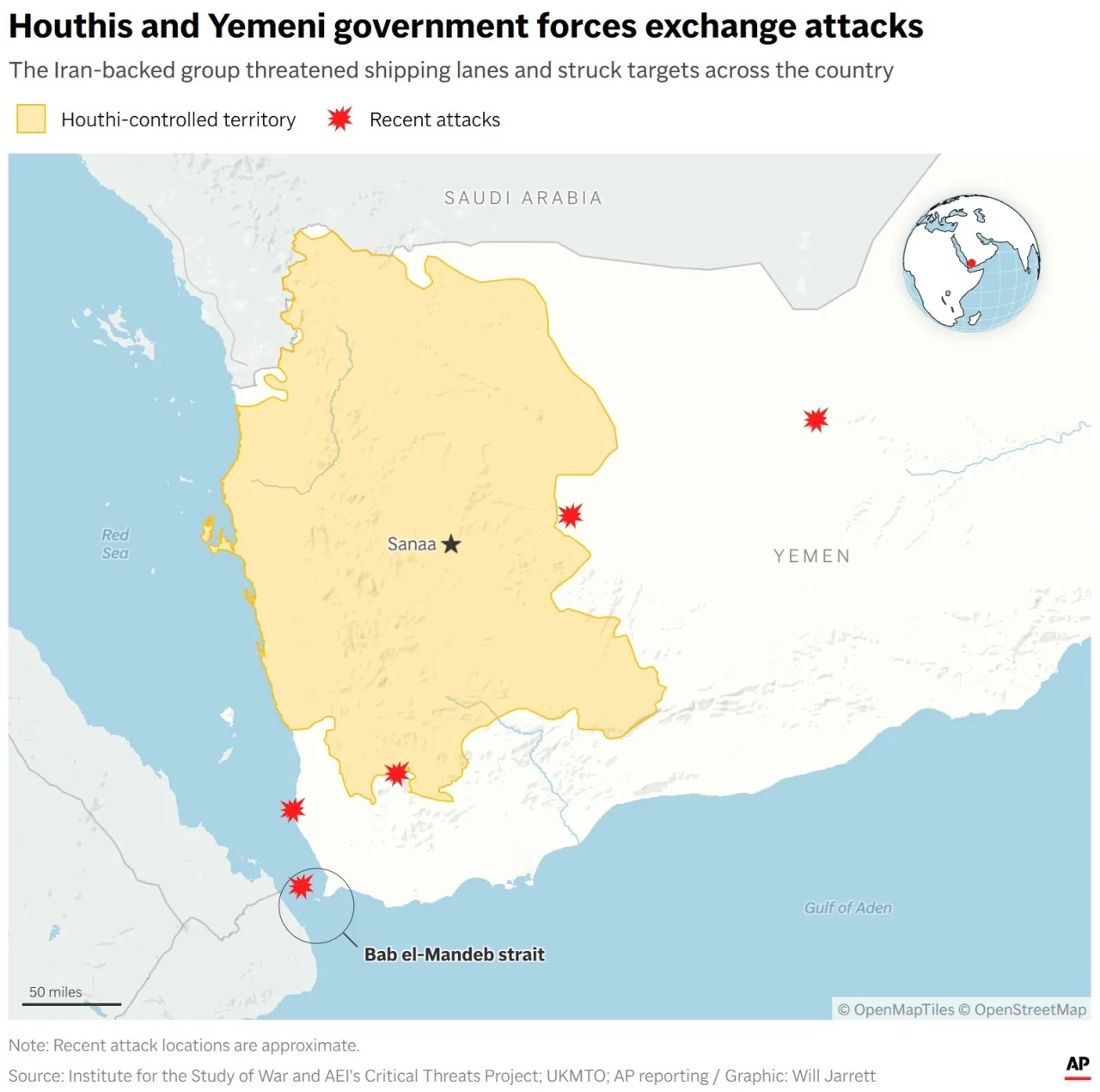 Saudi exports via Bab el-Mandeb drop to one-third of average amid Houthi disruption