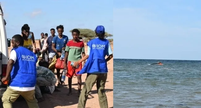 Migrant boat capsizes off Djibouti, killing at least 109 including 15 children