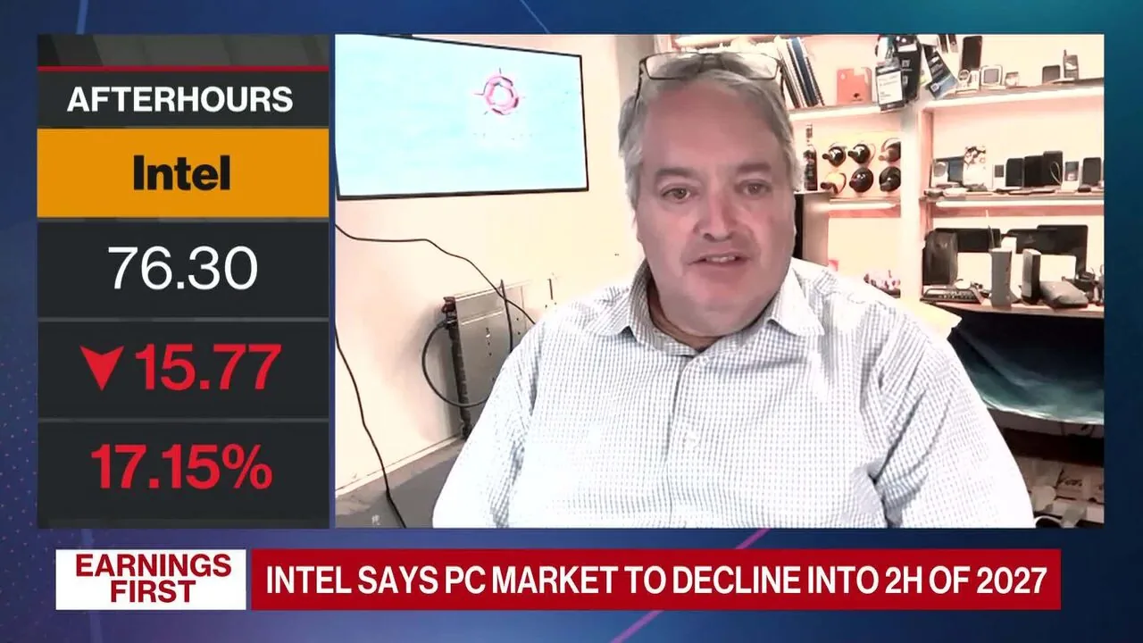 Intel shares plunge nearly 29% as weak Q4 outlook cuts US stake by $11 billion