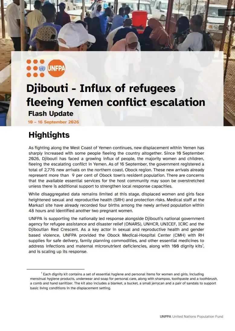 Yemen Conflict Displaces Nearly 130,000, Thousands Flee to Djibouti