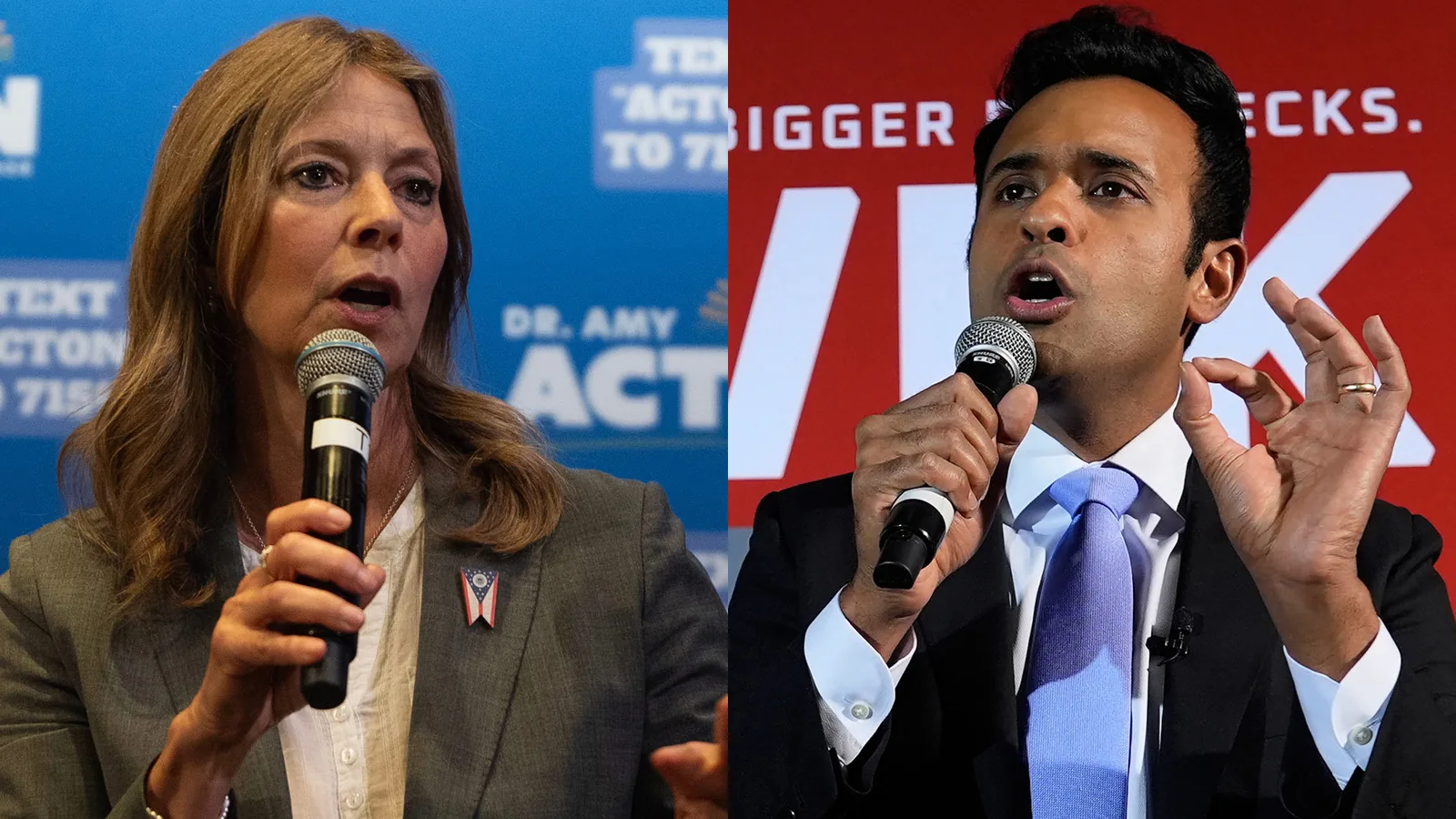 Ramaswamy Ad Featuring Acton's Estranged Mother Draws Trump and Vance Defense