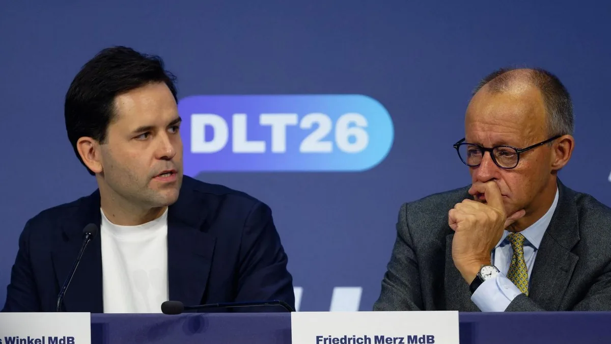 Merz Faces Resignation Call at Junge Union Deutschlandtag in Bonn